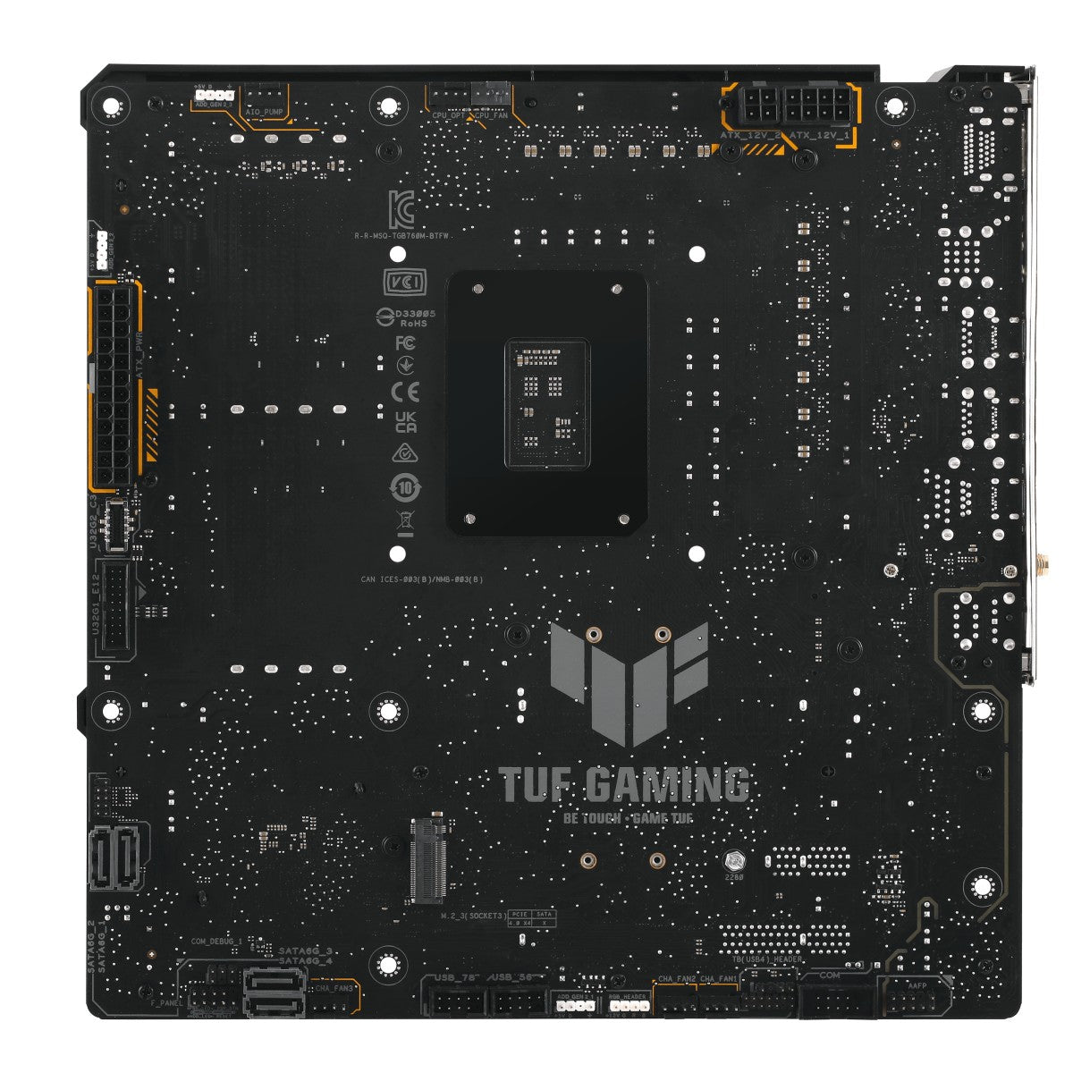 ASUS TUF GAMING B760M-BTF WIFI LGA 1700 4DDR5 microATX 4xSATA MB 1xHDMI 2.1 1xDP 1.4 3xM.2