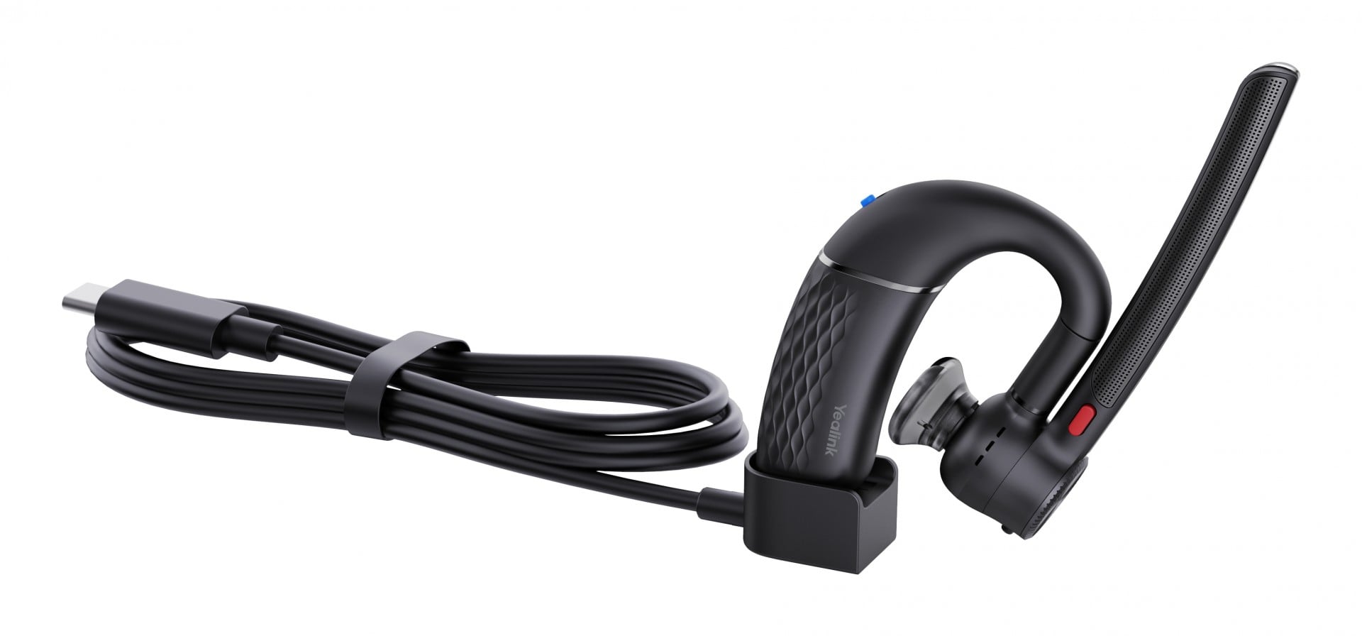 Yealink BH71 Lite Avec fil &sans fil Crochets auriculaires Bureau/Centre d'appels USB Type-C Bluetooth Noir