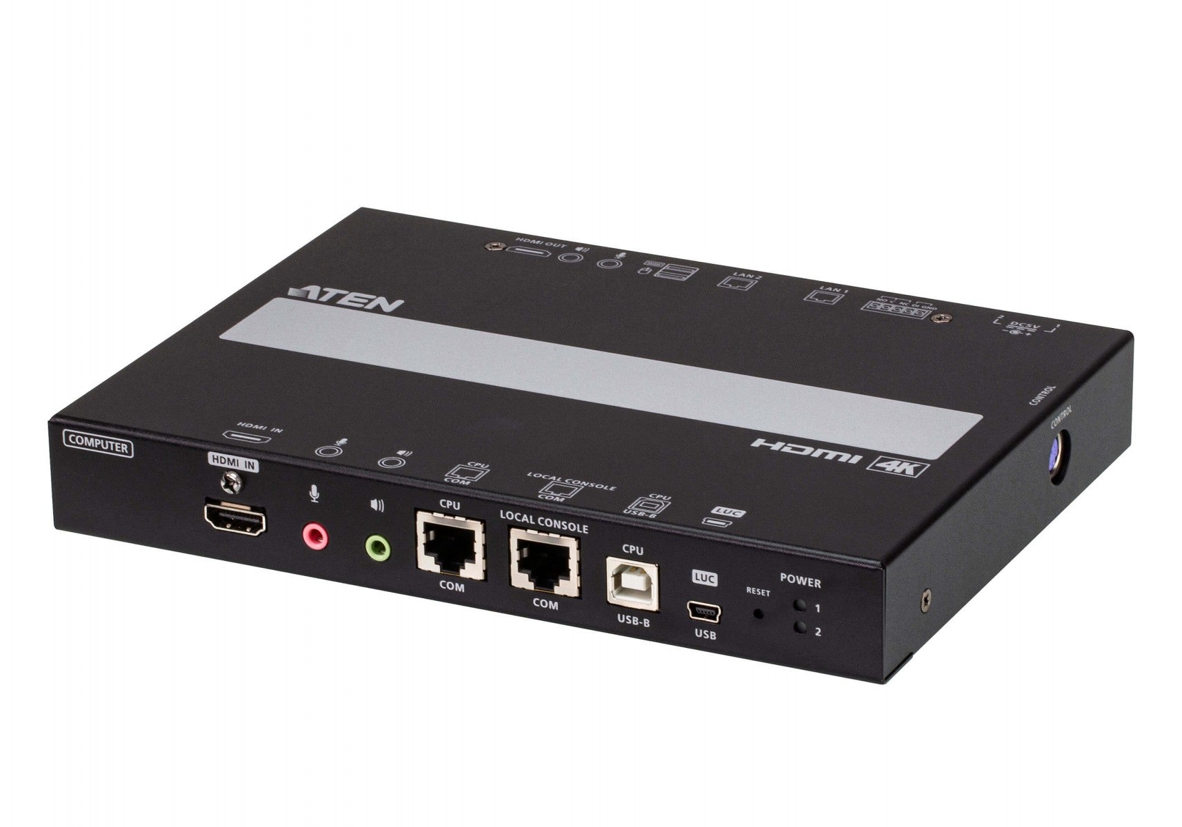 ATEN RCMHD101U commutateur écran, clavier et souris Noir