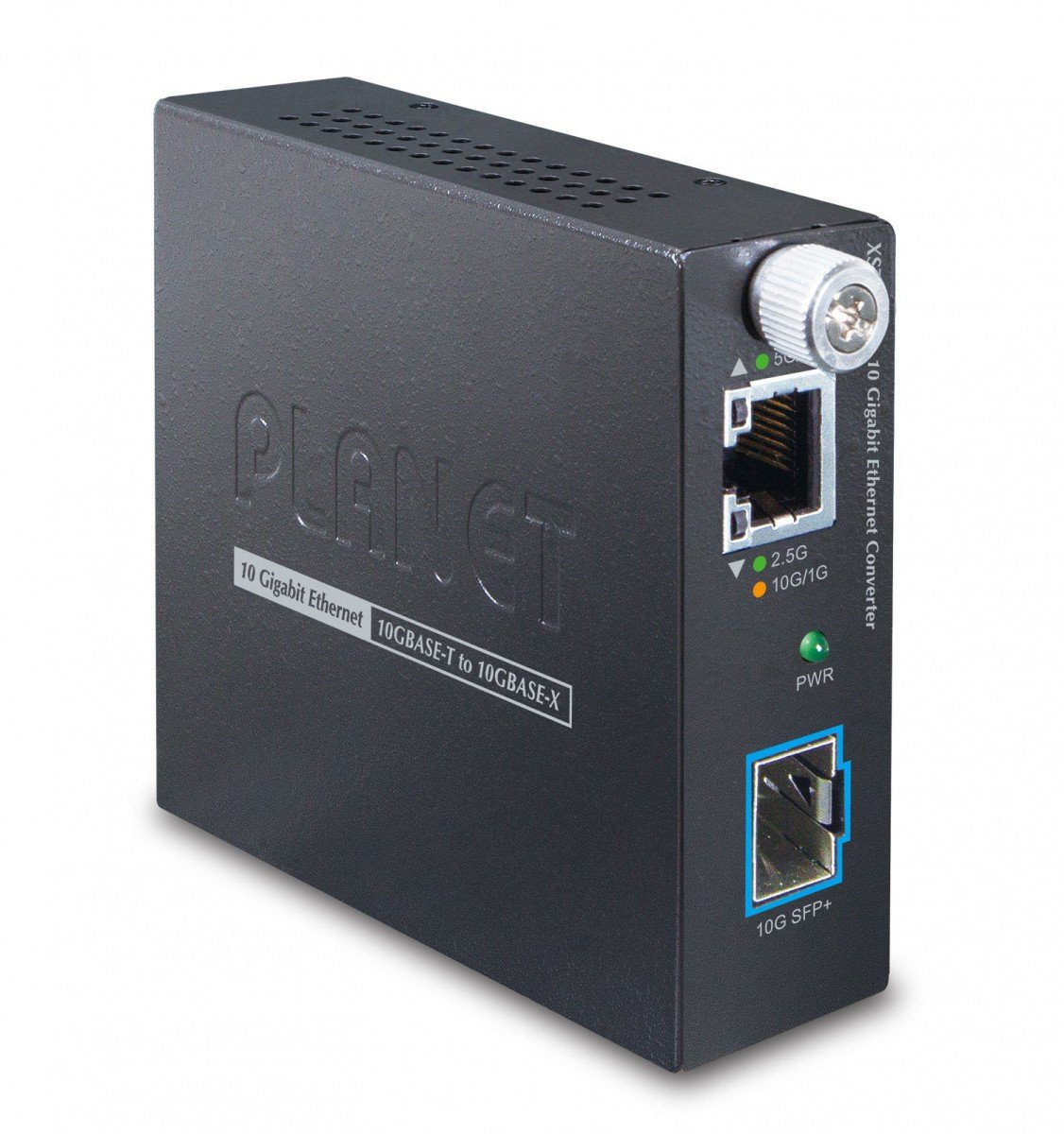 PLANET 10G/5G/2.5G/1G/100M Copper to convertisseur de support réseau Interne Noir