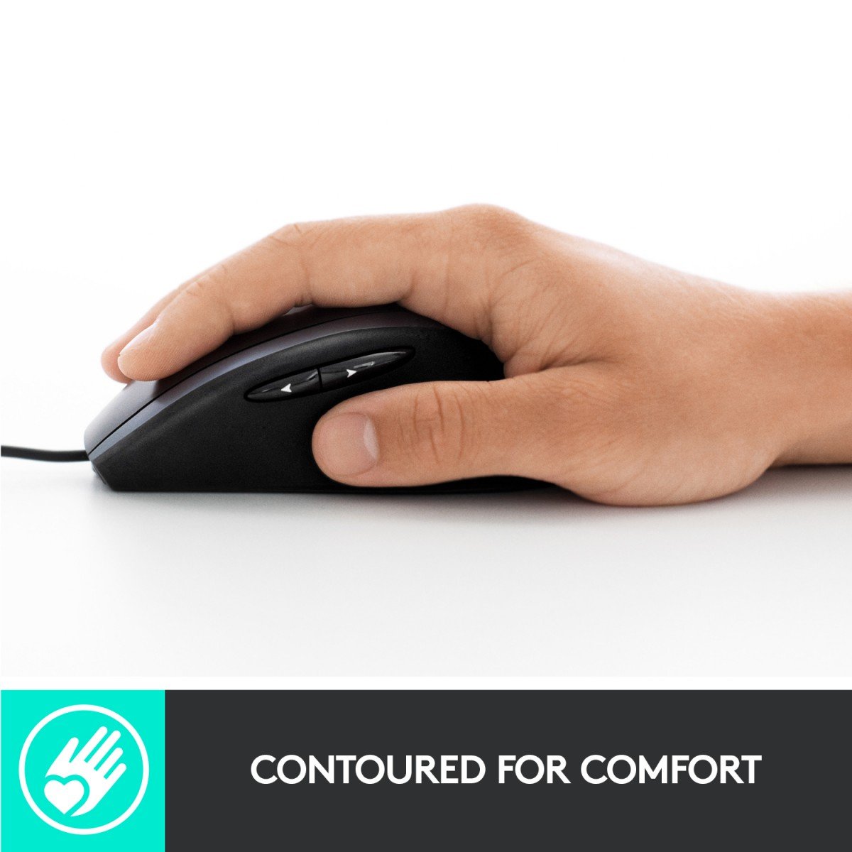 LOGITECH M500s Advanced Corded Mouse Mouse optical 7 buttons wired USB