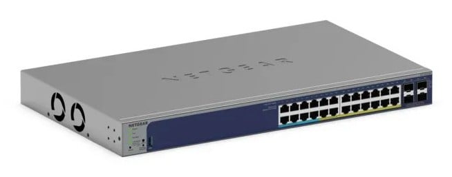 NETGEAR 24P GE POE++ Smart Switch W/10G SFP+ GS728TXUP