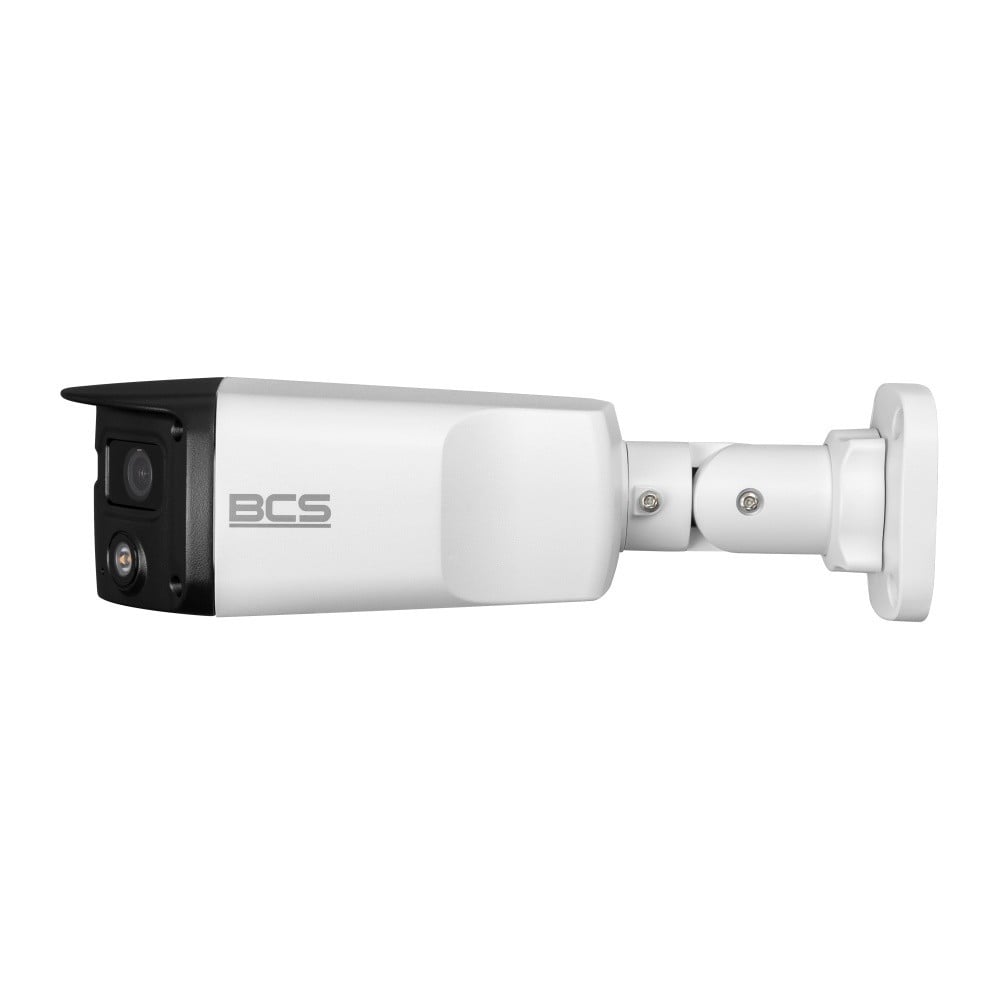 BCS BCS-P-PTIP2X4FCL3-Ai2 Caméra IP panoramique 8MP avec technologie NightColor, boîtier IP67