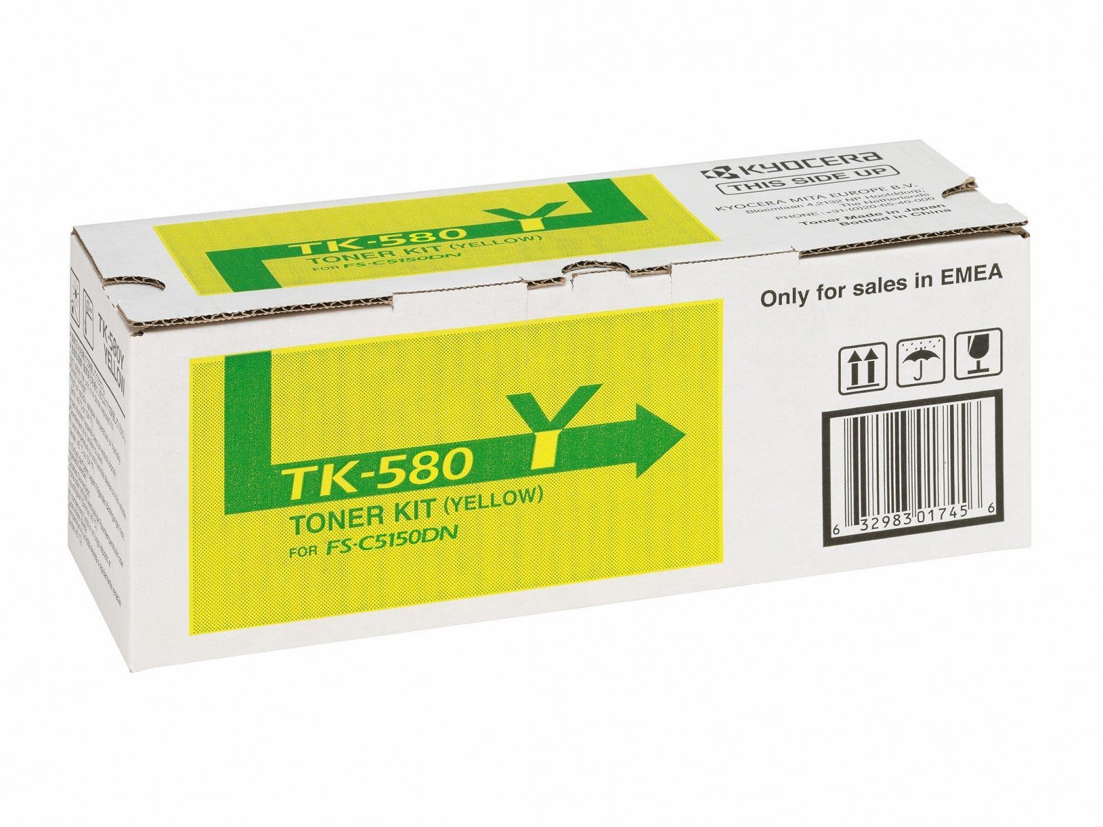 KYOCERA TK-580Y Cartouche de toner 1 piece(s) Original Jaune