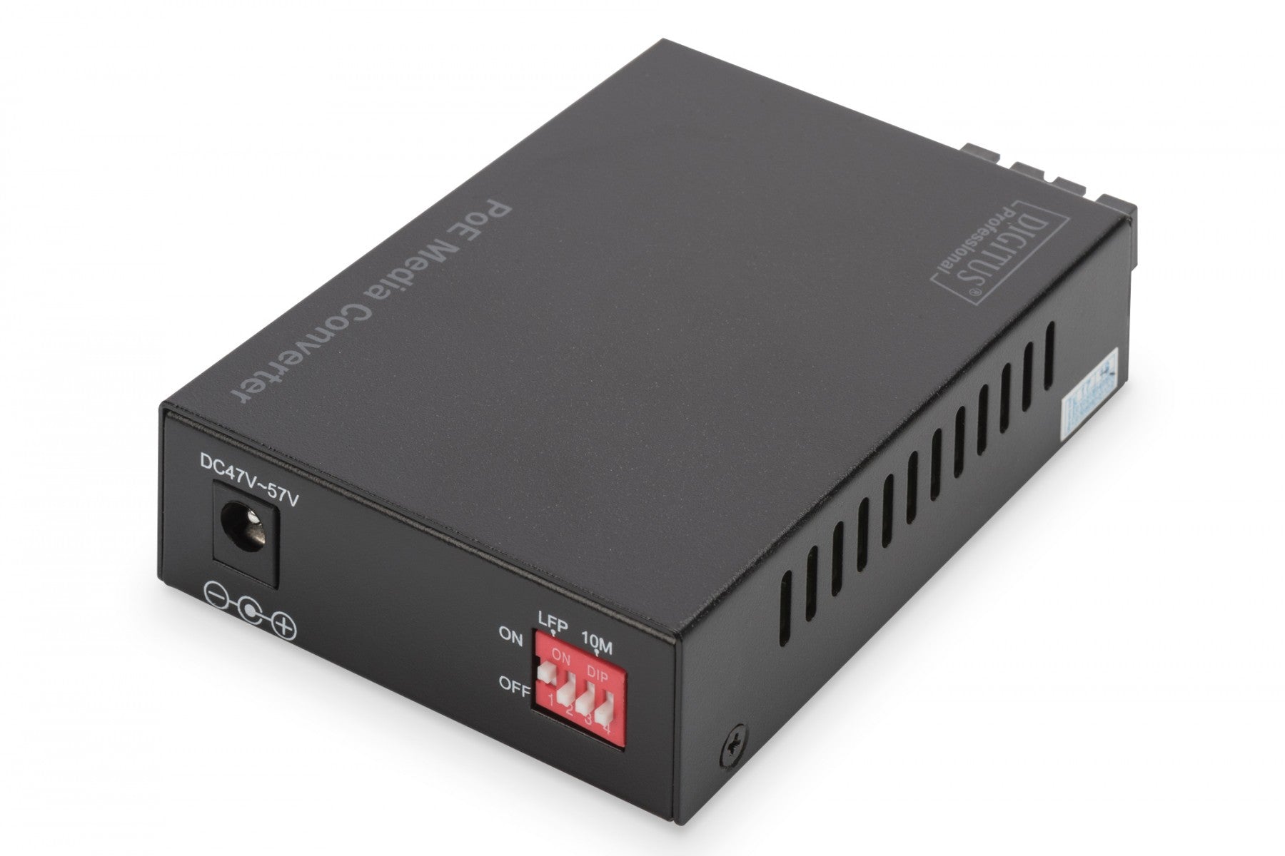 Digitus DN-82150 convertisseur de support réseau 1000 Mbit/s 850 nm Multimode Noir