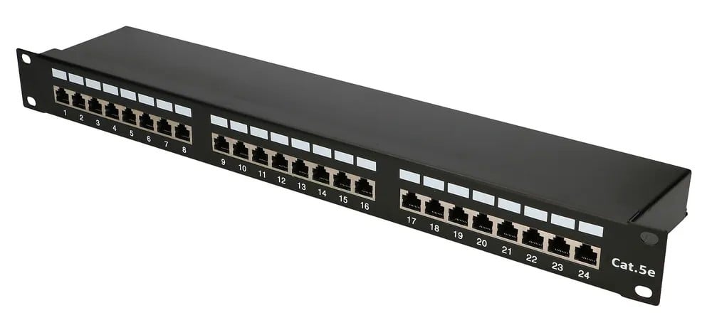 Extralink CAT5E STP V2 | Panneau de brassage | 24 ports