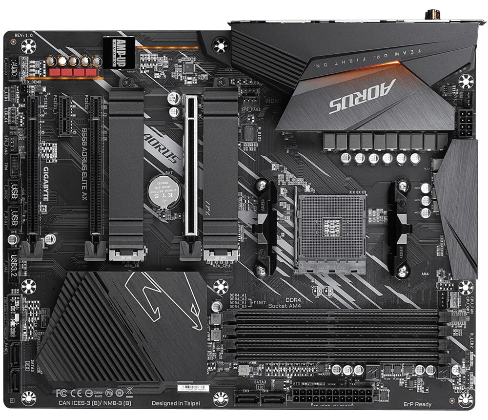 Gigabyte B550 AORUS ELITE AX carte mere AMD B550 Emplacement AM4 ATX