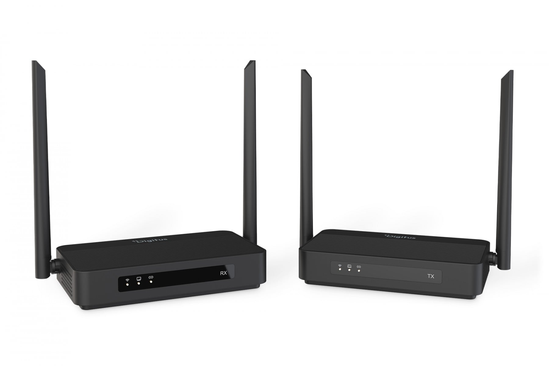 Digitus DS-55360 Extenseur HDMI sans fil avec KVM jusqu'a 100m | UHD 4K@60Hz | Audio | Latence faible 16ms (Ensemble)