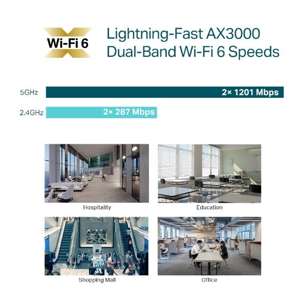 AX3000 Ceiling Mount Dual-Band Wi-Fi 6 A