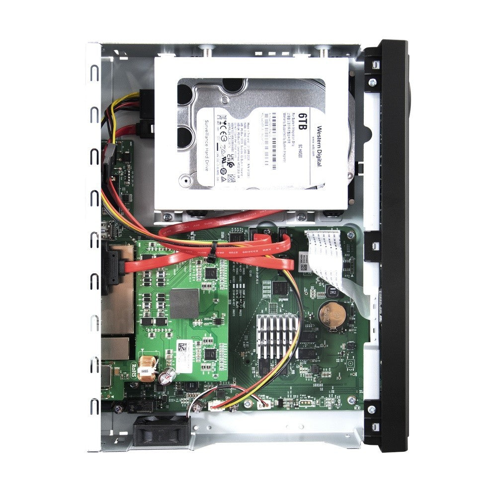 BCS BCS-U-NVR0802-A-4K-8P(6 To) Enregistreur IP 8 canaux avec PoE, 6 To, HDMI 4K, Prise en charge des caméras 12MP