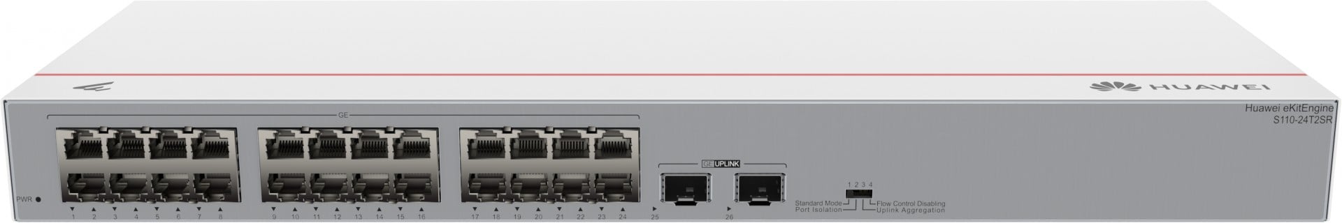 HUAWEI Switch S110-24T2SR 24x10/100/1000BASE-T ports 2xGE SFP ports AC power eKit Stock