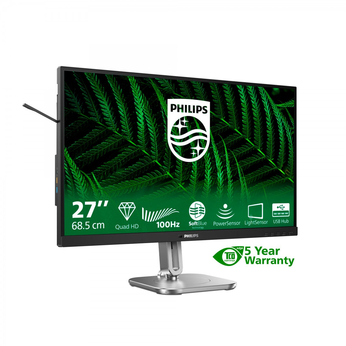 PHILIPS 27B2G5500/00 Ecran 27p QHD LED 16:9 IPS 75Hz 2xHDMI 1.4 DP 1.2