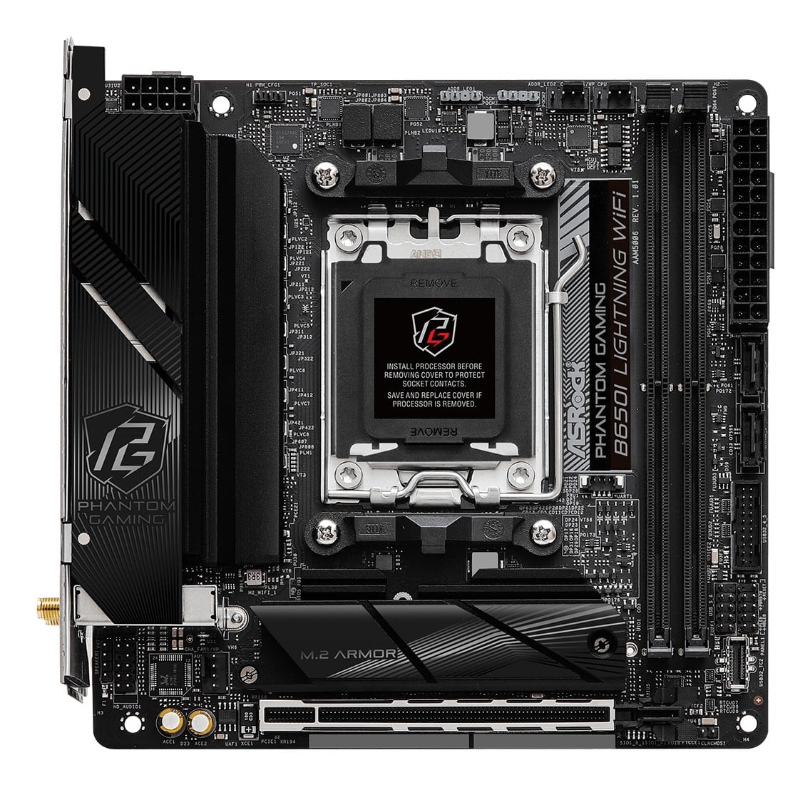 ASRock 90-MXBMP0-A0UAYZ B650I Lightning WiFi Carte mere Mini ITX