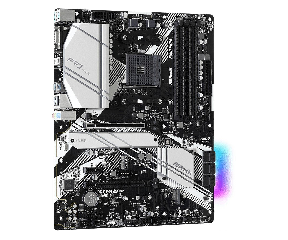 Asrock B550 Pro4 AMD B550 Emplacement AM4 ATX