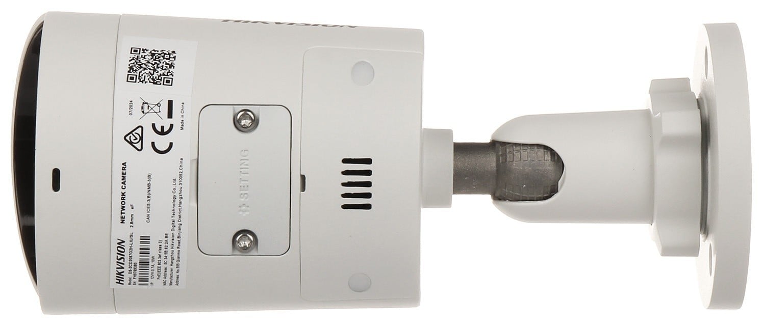 Hikvision DS-2CD2087G2H-LIU/SL(2.8mm)(eF) 8 MP Smart Hybrid Light with ColorVu Fixed Mini Bullet Network Camera
