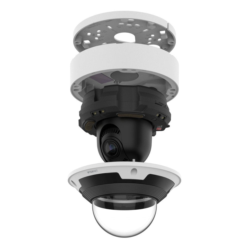 Hanwha XNV-8083Z caméra de sécurité Dôme Caméra de sécurité IP Intérieure et extérieure 3328 x 1872 pixels Plafond