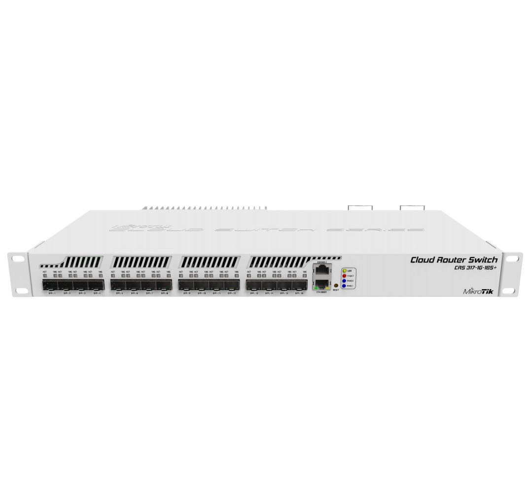 Mikrotik CRS317-1G-16S+RM commutateur réseau Géré L3 Aucun 1U Gris