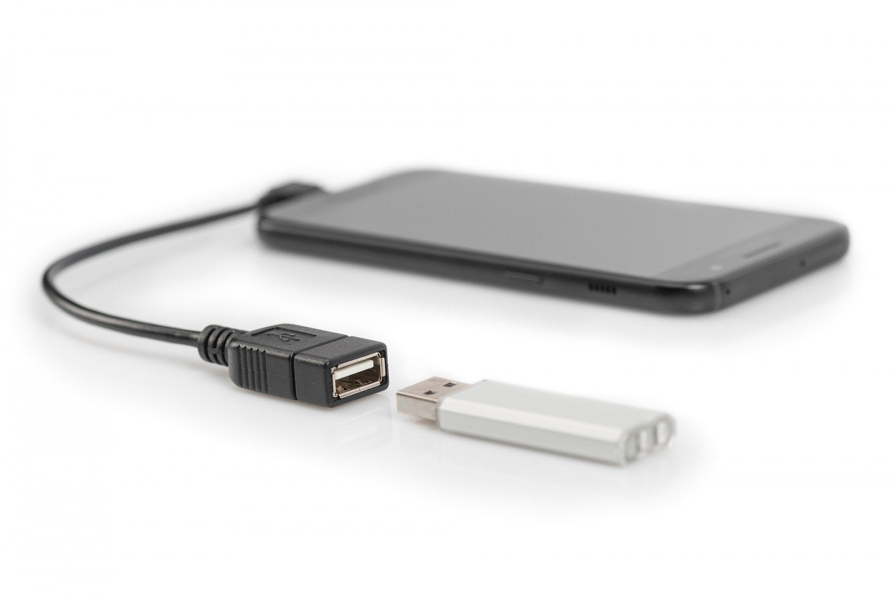 Digitus AK-300313-002-S câble USB USB 2.0 Micro-USB B USB A Noir