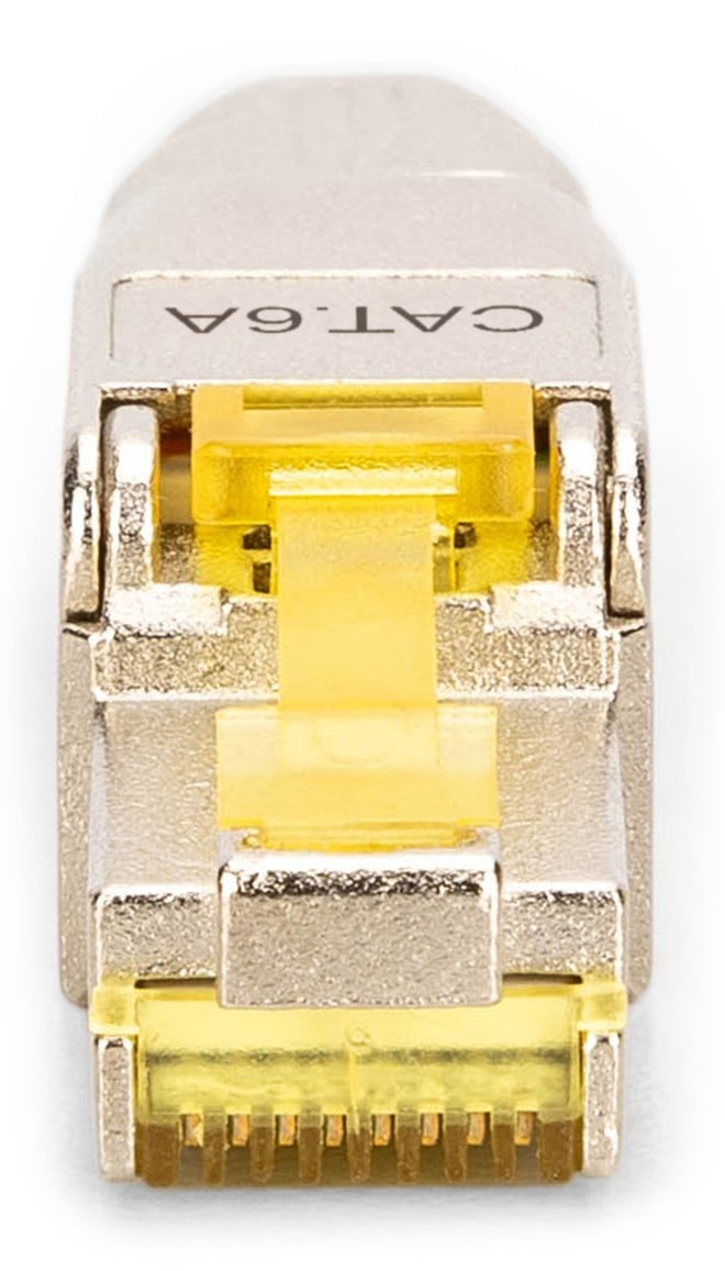 Digitus DN-93638 connecteur de fils RJ-45 Argent, Jaune