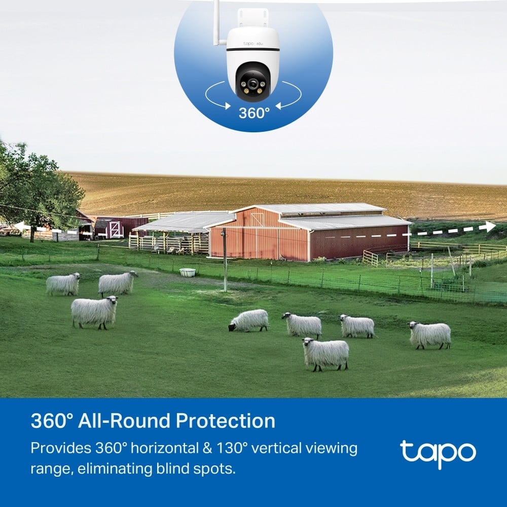TP-LINK Tapo C501GW Outdoor Pan/Tilt 4G LTE Camera 1920x1080