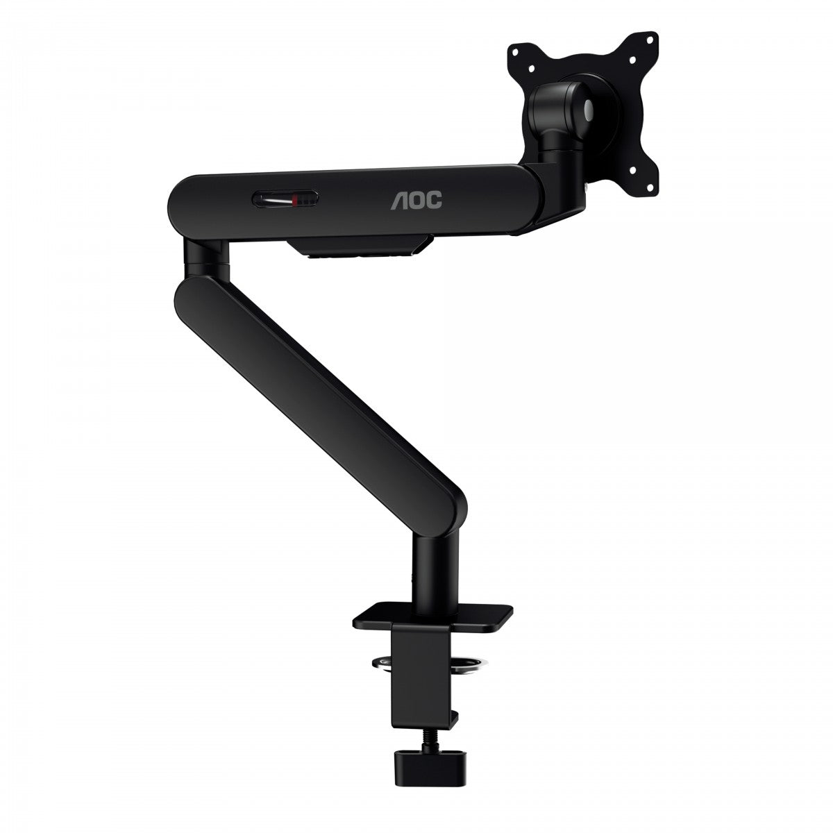 AOC AM400 bras réglable - pour écran plat - alliage d'aluminium - noir - Taille d'écran : 17"-34" - montrable sur bureau