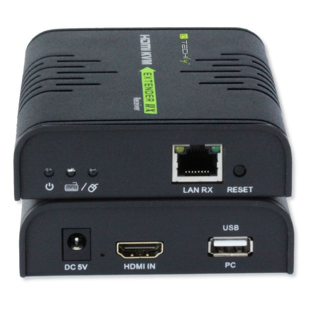Techly IDATA HDMI-KVM2 Extendeur KVM HDMI/USB 1080p60Hz jusqu'a 120m sur câble Cat6