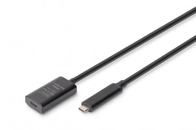 Câble d'extension actif, USB 3.2 Gen2, 10Gbps, USB-C - USB-C, 5m