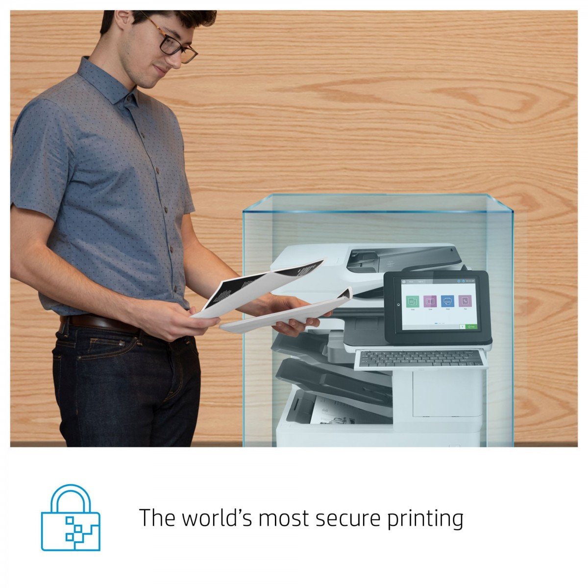 HP LaserJet Enterprise Flow MFP M635z MFP Mono laser 216x864mm A4 61ppm Print 3200sheets USB LAN