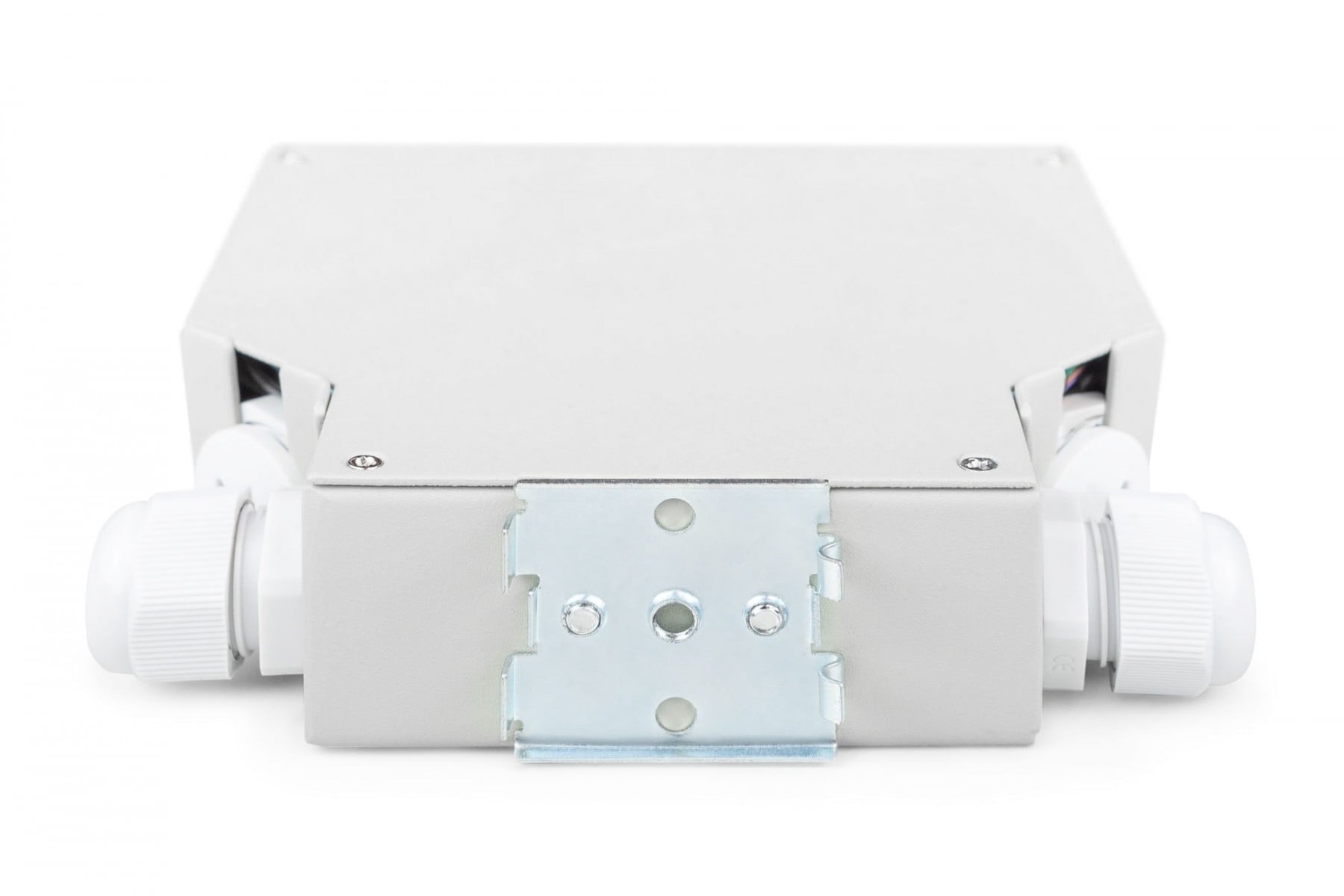 Boîte de raccordement sur rail DIN, 6x SC Duplex, Multimode, OM4, avec pigtails et connecteurs
