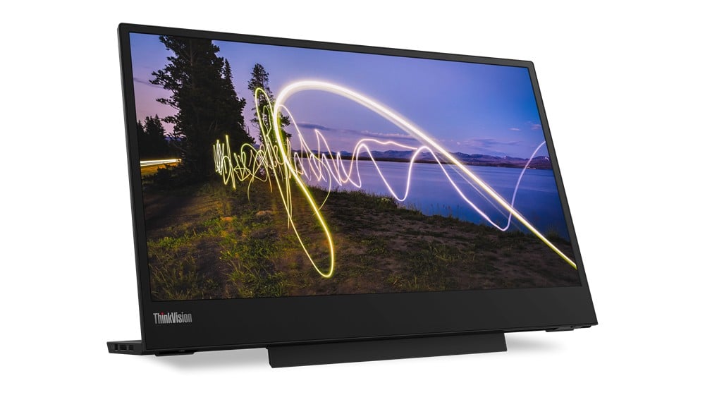 LENOVO ThinkVision M15 LED Écran 15.6p portable 1920x1080 Full HD (1080p) 60Hz IPS 250cd/m2 1000:1 6ms 2xUSB-C
