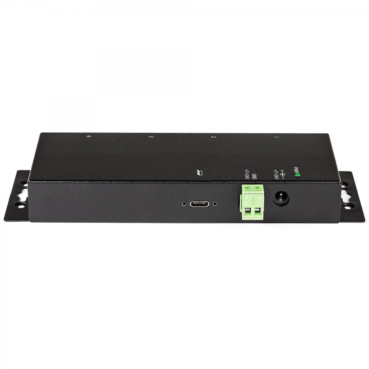 4 Port Industrial USB C Hub 10Gbps 2C/2A