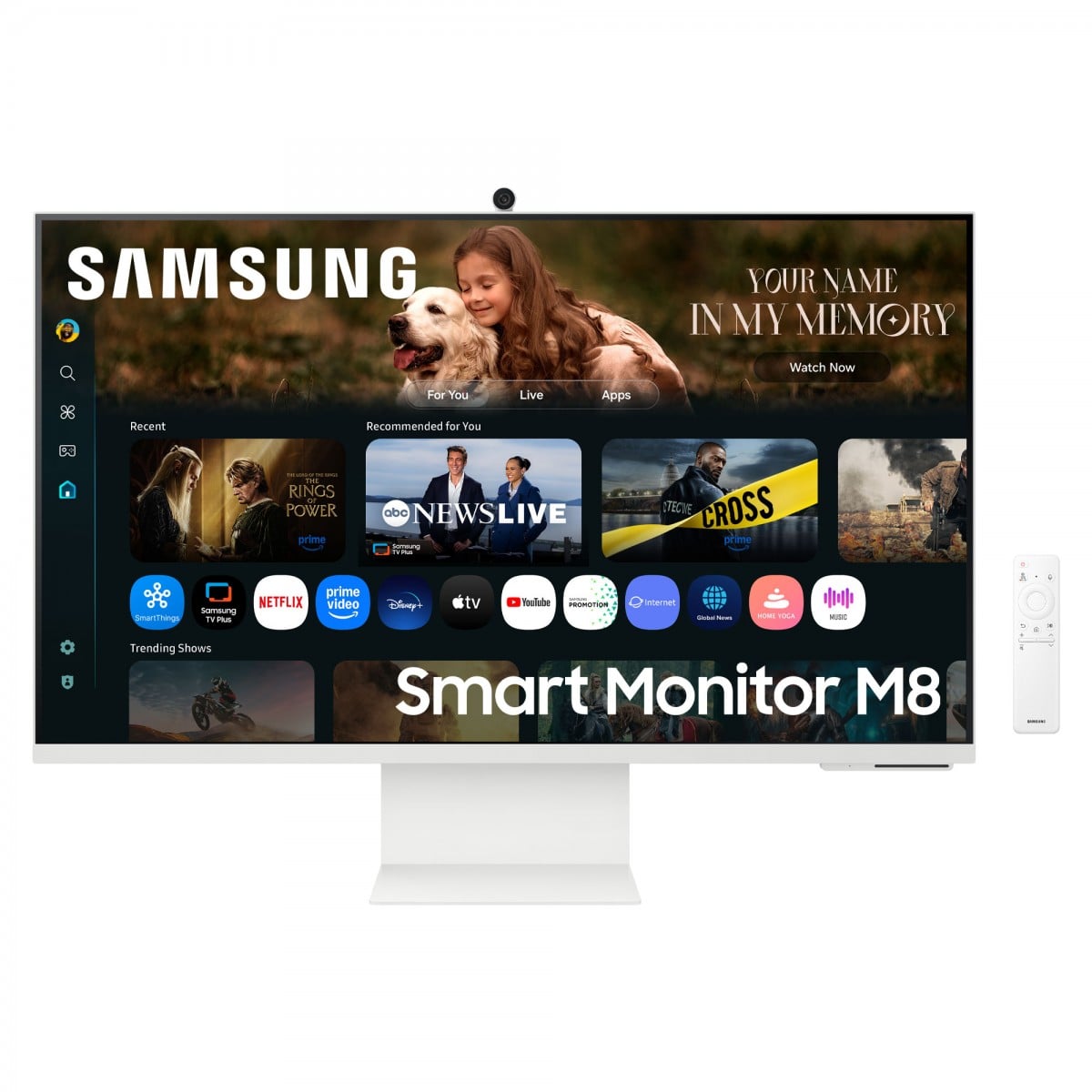 "Samsung M8 M80F écran plat de PC 81,3 cm (32"") 3840 x 2160 pixels 4K Ultra HD LCD Blanc"
