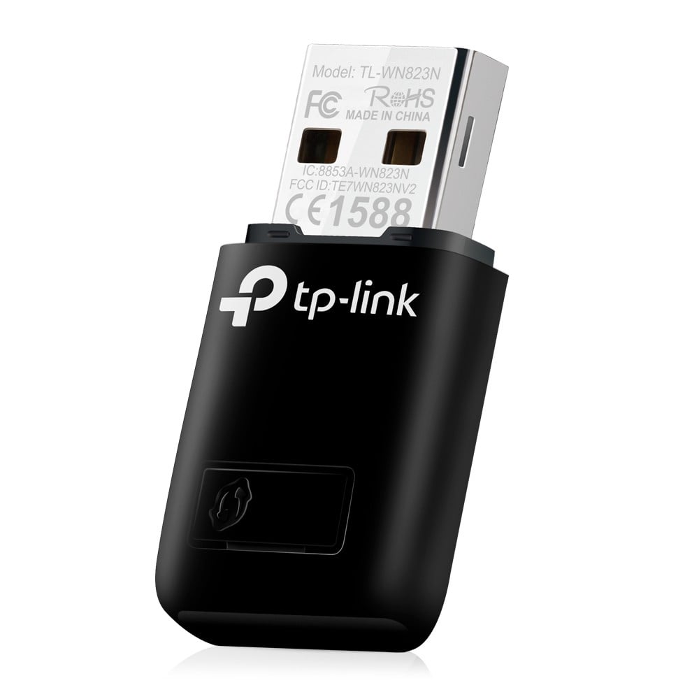 Mini Wi-Fi N300 USB Adapter QSS button