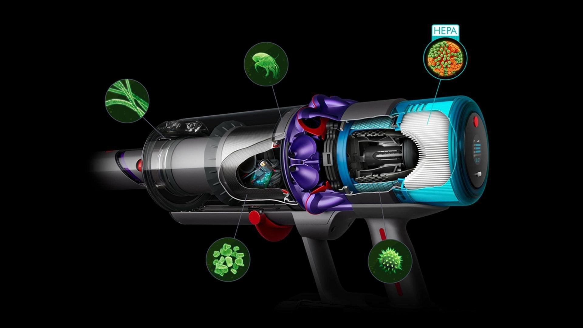 Aspirateur sans fil Dyson Gen5detect Absolute Violet