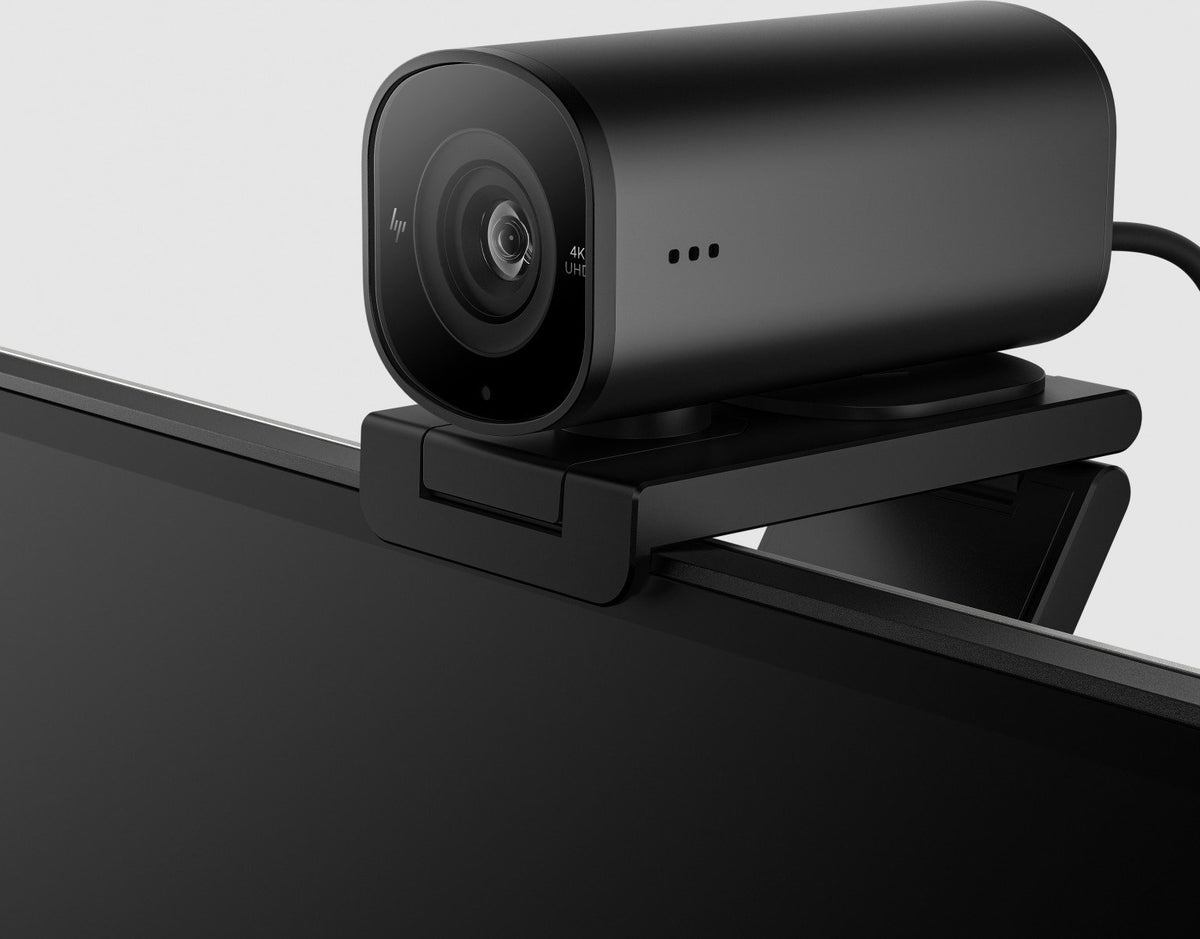 HP 965 4K Streaming webcam 8 MP 3840 x 2160 pixels USB Noir