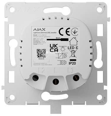 Ajax Systems 91249.255.WH1 AJAX LightCore Variateur vertical (blanc)