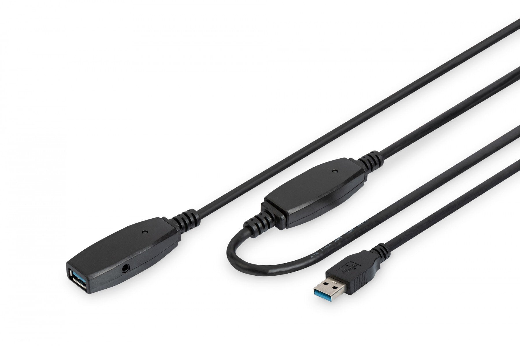 Digitus DA-73106 câble USB USB 3.2 Gen 1 (3.1 Gen 1) USB A 5 Gbit/s Noir