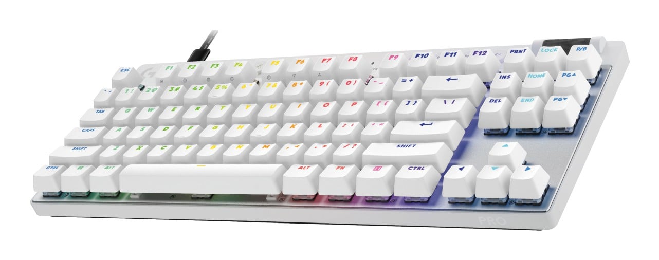 Clavier de jeu Logitech 920-013242 G Pro X TKL Rapid Blanc
