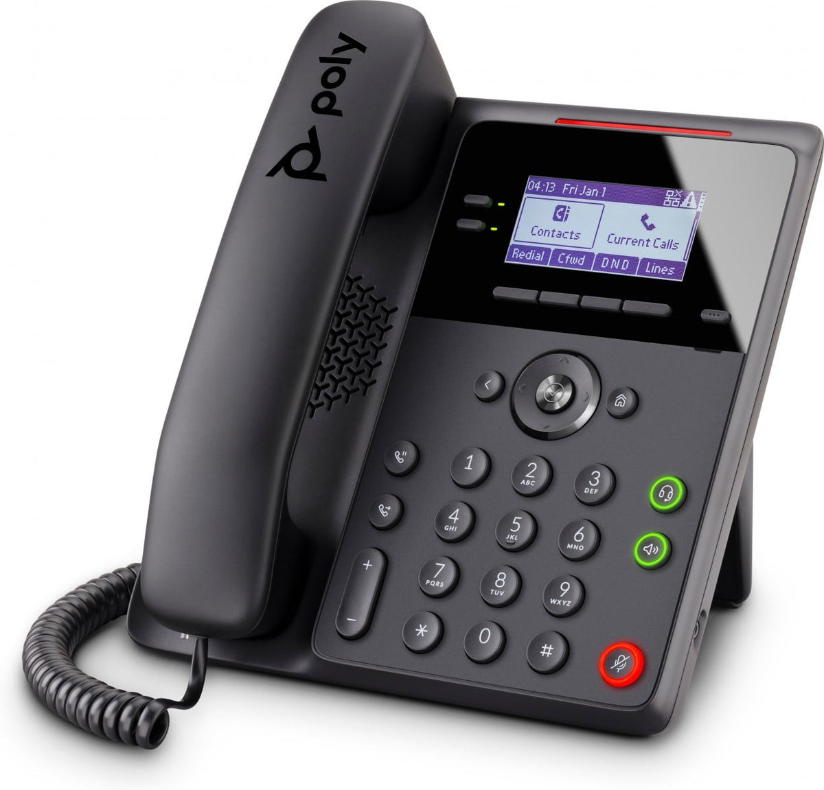 POLY EDGE B20 téléphone de bureau PoE 10/100 - 2 lignes SIP