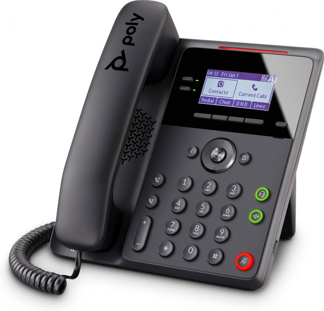 POLY EDGE B20 téléphone de bureau PoE 10/100 - 2 lignes SIP