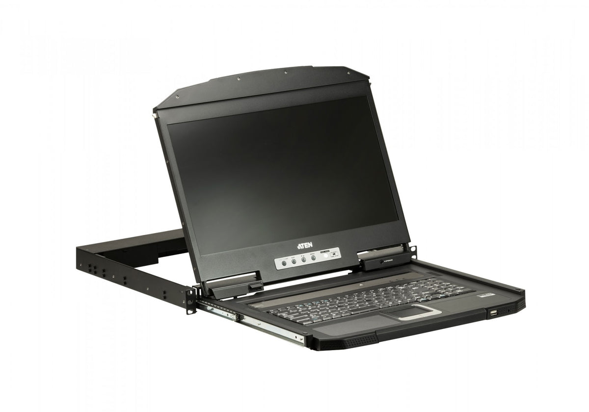 "ATEN CL3700NW support d'ordinateurs 47 cm (18.5"") 1920 x 1080 pixels Métal, Plastique Noir 1U"