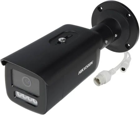 Hikvision DS-2CD2T47G2H-LI(2.8mm)(eF)/BLACK 4 MP Smart Hybrid Light with ColorVu Fixed Bullet Network Camera