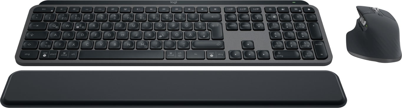 Logitech MX Keys S Combo clavier Souris incluse Bureau Bluetooth QWERTZ Allemand Graphite