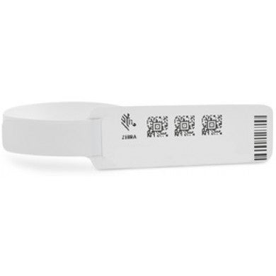 Zebra Z-Band UltraSoft Blanc Bracelet médical