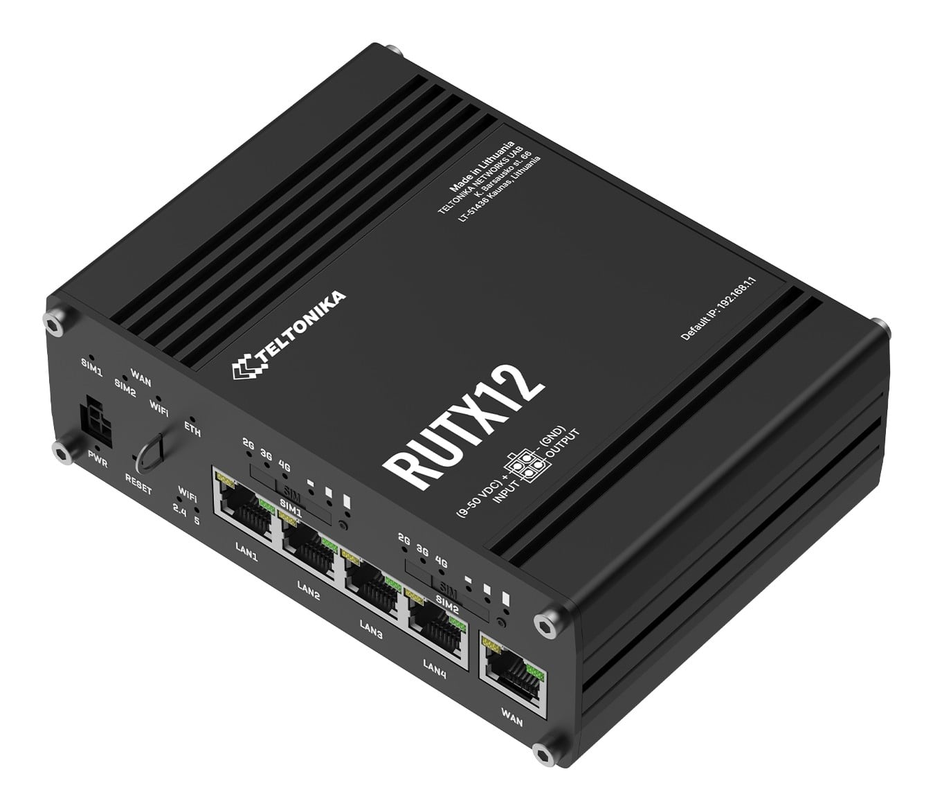 TELTONIKA NETWORKS RUTX12 DUAL SIM 4G/LTE Router