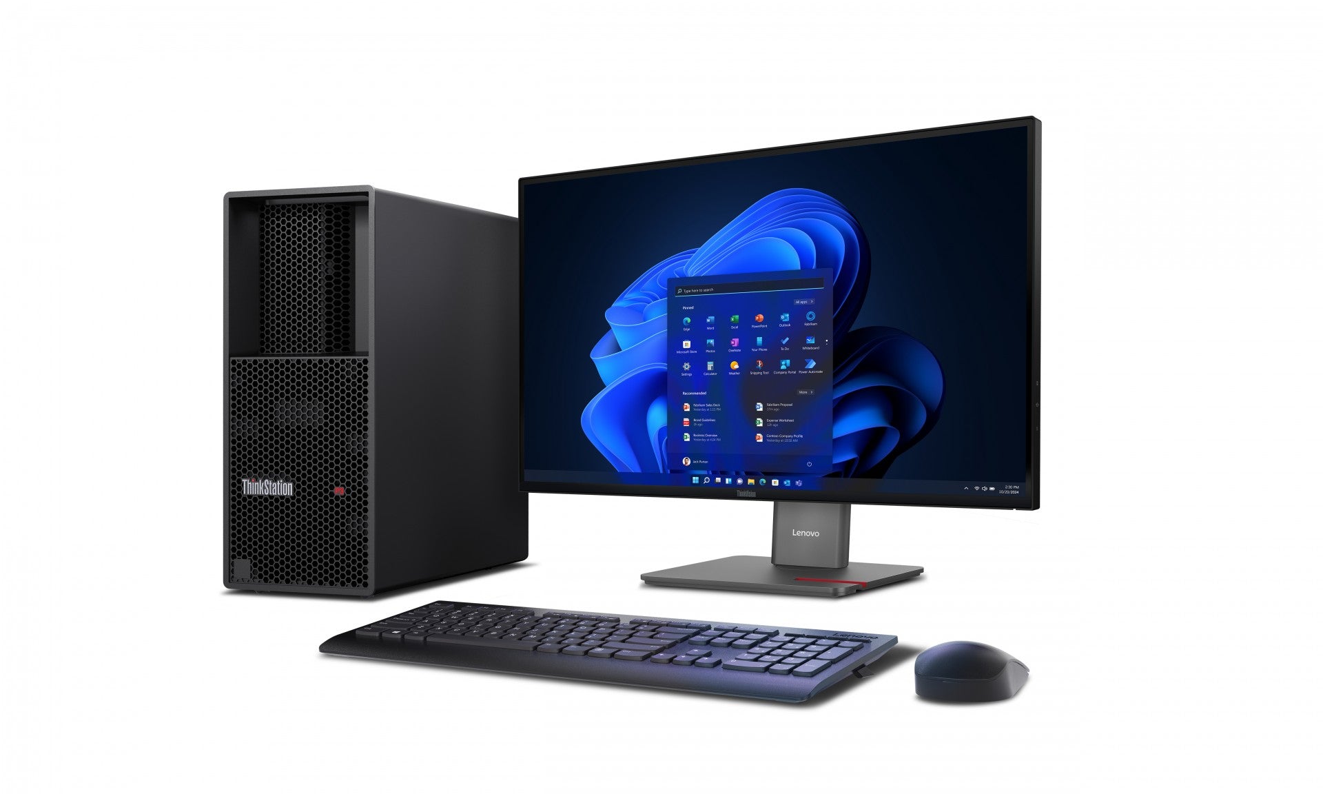 Lenovo ThinkStation P3 Tower Gen 2 Intel Core Ultra 7 265K 32 Go DDR5-SDRAM 1 To SSD NVIDIA RTX A1000 Windows 11 Pro Station de travail Noir
