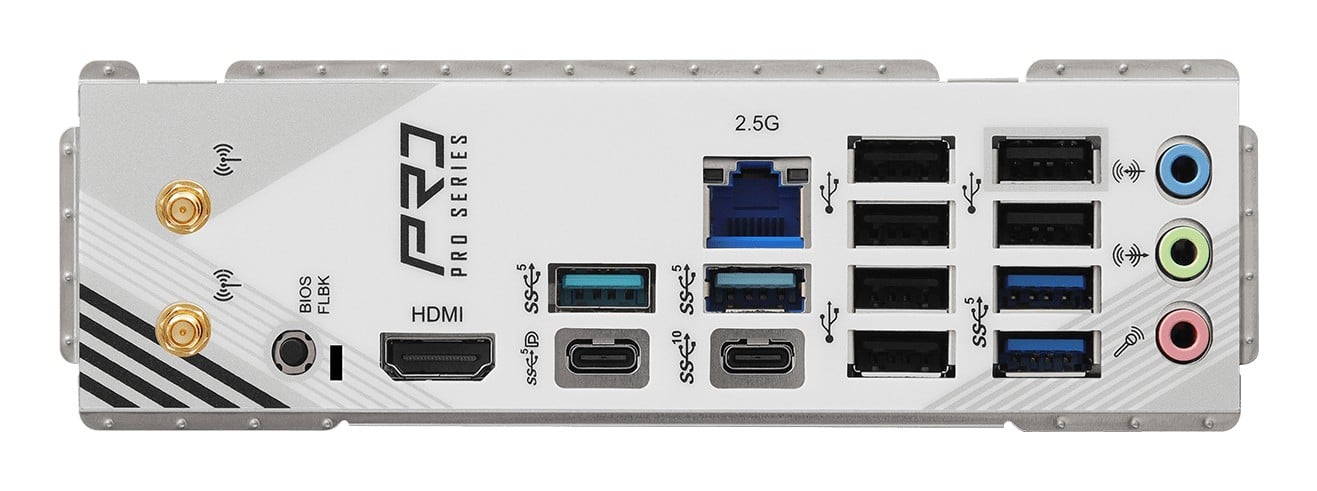 ASRock 90-MXBQL-A0UAYZ Carte mere B850 Pro RS WiFi ATX avec DDR5 et Ethernet 2.5Gb