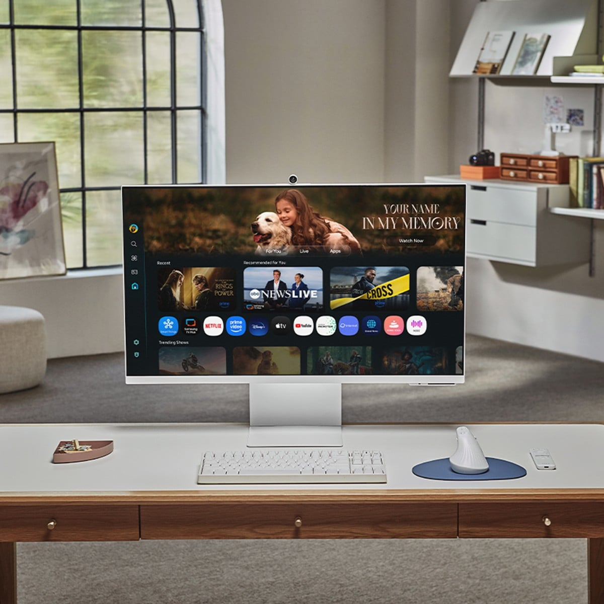 "Samsung M8 M80F écran plat de PC 81,3 cm (32"") 3840 x 2160 pixels 4K Ultra HD LCD Blanc"