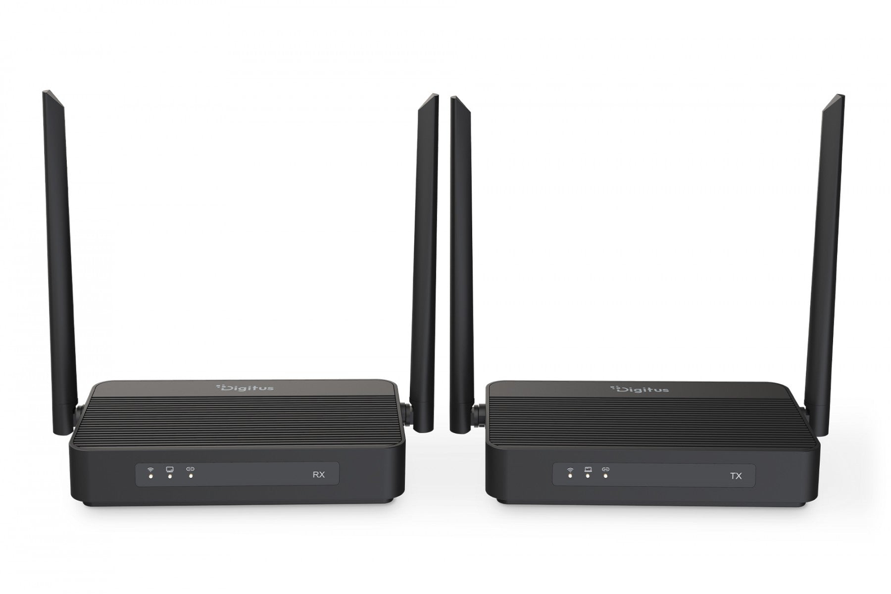Digitus DS-55360 Extenseur HDMI sans fil avec KVM jusqu'a 100m | UHD 4K@60Hz | Audio | Latence faible 16ms (Ensemble)
