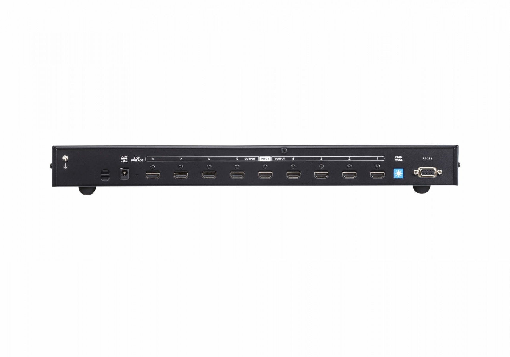 Répartiteur HDMI True 4K a 8 ports - HDMI - 8x HDMI - 4096 x 2160 pixels - Noir - Métal - 4K Ultra HD